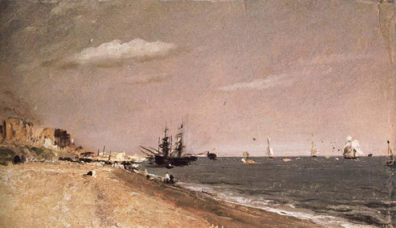 John Constable brighton beach with colliers China oil painting art